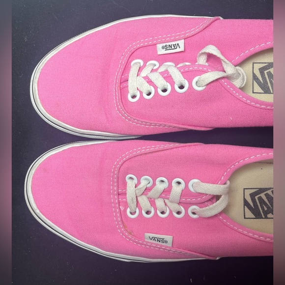 Vans Low Tops Shoes Lot of 2- Pink & Blue - Women’s Size 8.5 & Men’s Size 7 - Picture 10 of 16